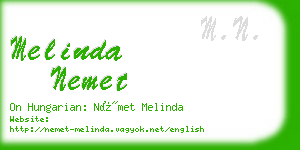 melinda nemet business card